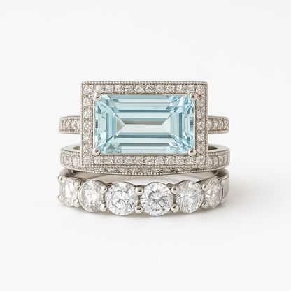 RetroGlow Ring Set